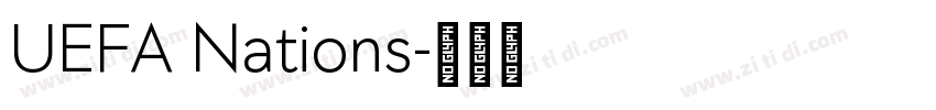 UEFA Nations字体转换